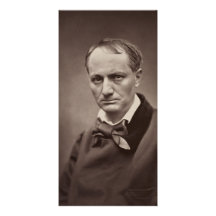 Portrait Étienne Carjat de Charles Pierre Baudelai Photocarte Personnalisée
