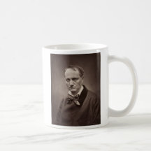 Portrait Étienne Carjat de Charles Pierre Baudelai Tasses