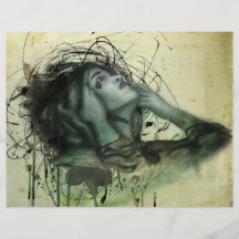 Portrait grunge de capot prospectus