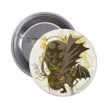 Portrait grunge vintage de Batman Pin's