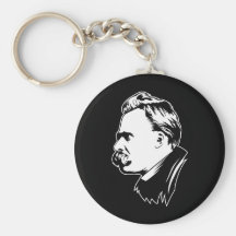 Portrait Mousepad de Frederich Nietzsche Porte-clés