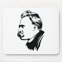 Portrait Mousepad de Frederich Nietzsche Tapis De Souris