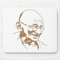 Portrait Mousepad de Mahatma Gandhi tapis de souris