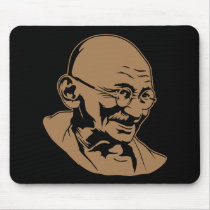 Portrait Mousepad de Mahatma Gandhi tapis de souris