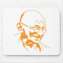 Portrait Mousepad de Mahatma Gandhi tapis de souris