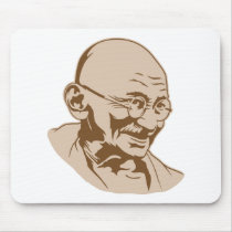 Portrait Mousepad de Mahatma Gandhi tapis de souris