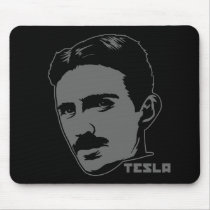 Portrait Mousepad de Nikola Tesla tapis de souris