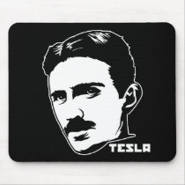 Portrait Mousepad de Nikola Tesla tapis de souris