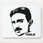 Portrait Mousepad de Nikola Tesla Tapis De Souris
