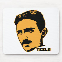 Portrait Mousepad de Nikola Tesla tapis de souris