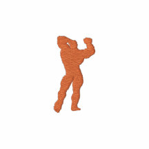 Pose du culturisme des hommes polo
