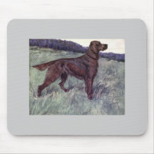 Poseur irlandais vintage tapis de souris