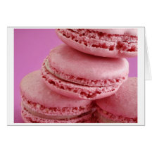 postcard macarons carte de vœux