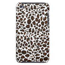 Poster de animal de léopard de neige coque iPod Case-Mate 