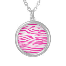 Poster de animal de motif de rayure de zèbre de ro pendentifs