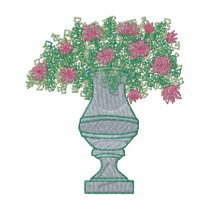 Pot de fleur polos brodés