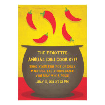 Pot de piment - cuisinier outre d'invitation