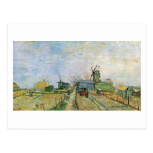 Potager dans Montmartre, Vincent van Gogh Cartes Postales