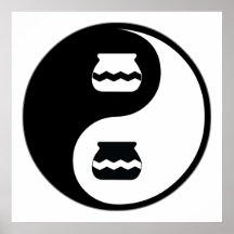Poterie de Yin Yang Poster