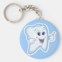Pouces pour l'hygiène dentaire ! porte-clé