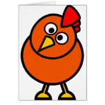 Poule mignonne cartes