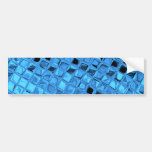 Poule mouillée bleue Girly métallique brillante de Adhésif Pour Voiture