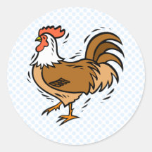 Poulet de Charles Adhésif