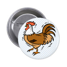 Poulet de Charles Badge Avec Épingle