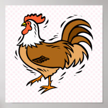 Poulet de Charles Posters