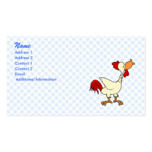 Poulet de Chowling Carte De Visite