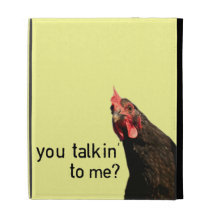 Poulet drôle d'attitude coque iPad