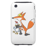 poulet drôle volant le renard de stealer étui tough iPhone 3