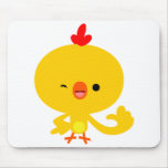 Poulet frais mignon Mousepad de bande dessinée tapis de souris