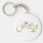 Poulet ou l'oeuf ? porte-clé