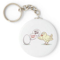 Poulet ou l'oeuf ? porte-clés