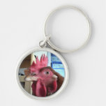 Poulet super Keychain Porte-clés