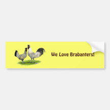 Poulets crèmes de Brabanter Adhésif Pour Voiture