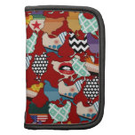 Poulets de Cincinnati rouges pochettes folios