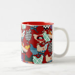 Poulets de Cincinnati rouges tasses