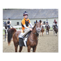 Pouliche de châtaigne de Todd Pletcher Tirage Photo