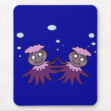 Poulpe de danse tapis de souris