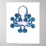 Poulpe incandescent posters