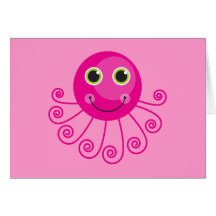 Poulpe rose carte