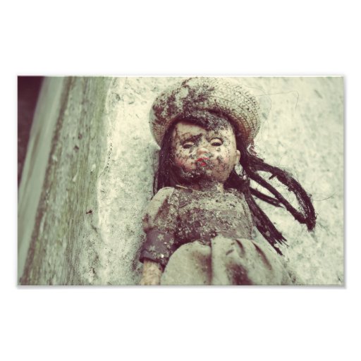 Poupée abandonnée art photographique
