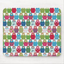 poupée russe multico tapis de souris