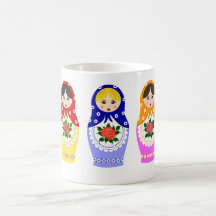 Poupées de Matryoschka Tasse À Café