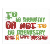 Pour faire la chimie carte postale