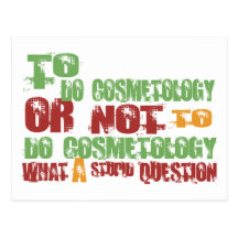 Pour faire la cosmétologie carte postale