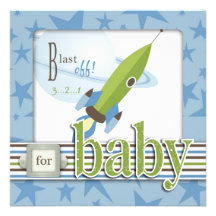 Pour le carré de bébé cartons d'invitation