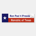pour le président du Texas Autocollants Pour Voiture